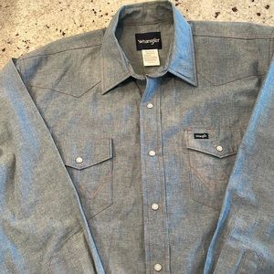 Denim Peal Snap - Wrangler XL